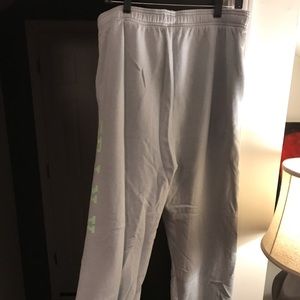 PINK light grey sweatpants